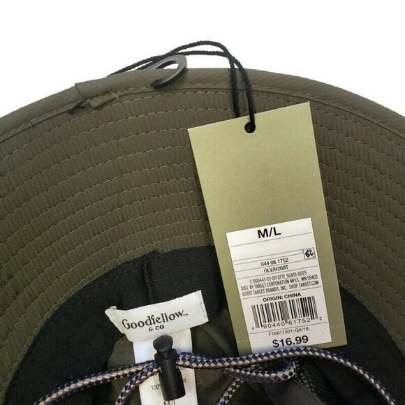 Men's Riptop Outback Floppy Hat With Open Hole Mesh Venting Goodfellow and Co - Picture 5 of 7